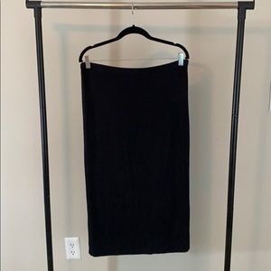 Black Midi Bodycon Skirt